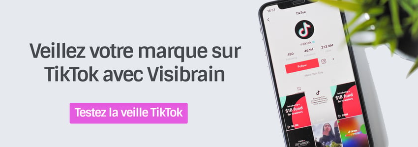 Bandeau démo TikTok - Visibrain