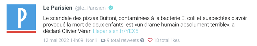 tweet le parisien